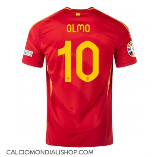 Maglie da calcio Spagna Dani Olmo #10 Prima Maglia Europei 2024 Manica Corta